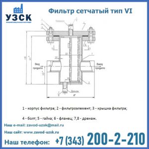 Фильтр сетчатый ФС по Т-ММ-11-2003 в Ростове-на-Дону